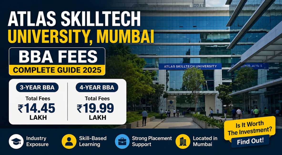 What Are the BBA Fees in Atlas University Mumbai? ₹14.45L vs ₹19.99L Explained